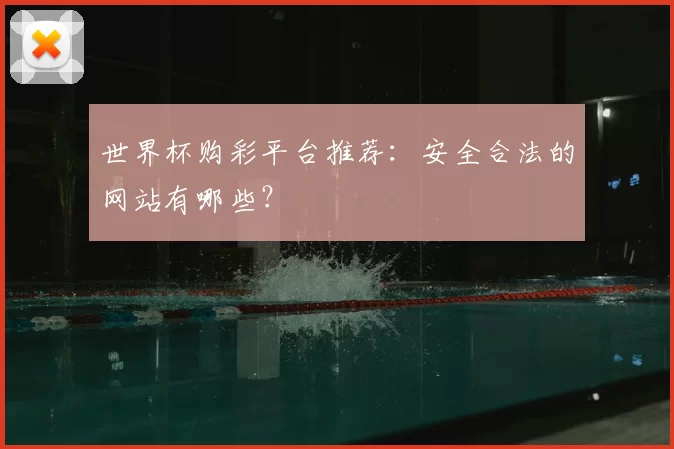 世界杯购彩平台推荐:安全合法的网站有哪些?