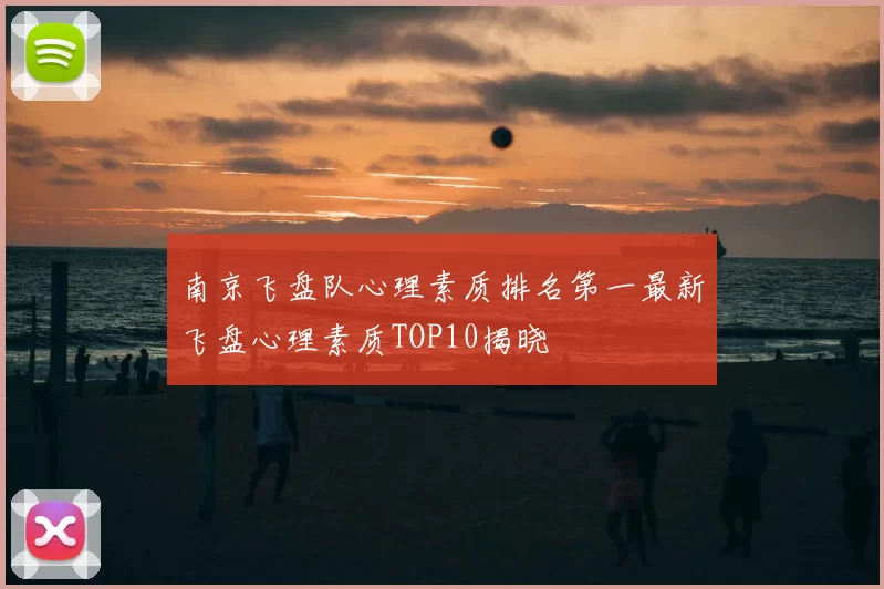 南京飞盘队心理素质排名第一最新飞盘心理素质TOP10揭晓