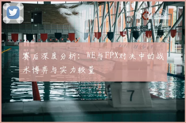 赛后深度分析：WE与FPX对决中的战术博弈与实力较量