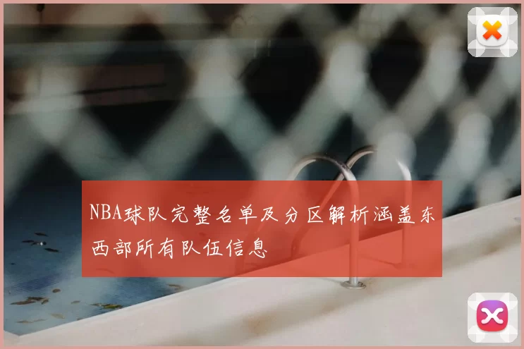 NBA球队完整名单及分区解析涵盖东西部所有队伍信息